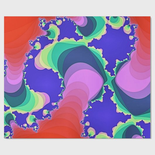 SCHWIMMENDES FLUSSWASSER GESCHENKPAPIER (Flach)