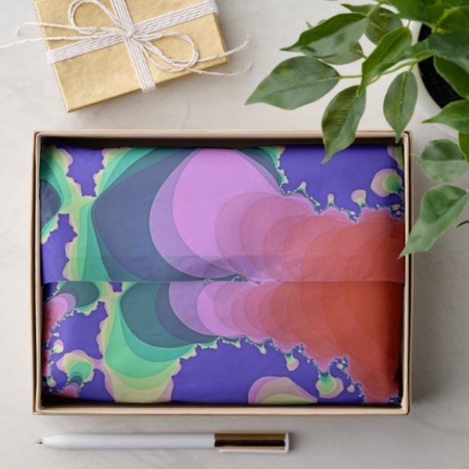 SCHWIMMENDES FLUSSWASSER SEIDENPAPIER (Geschenk)