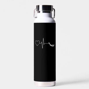 Schwimmendes Herzgeschenk für Schwimmer Trinkflasche