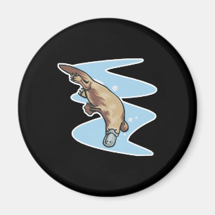 schwimmendes Schnabeltier Magnet