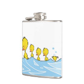 Schwimmenentenfamilie Flachmann (Links)