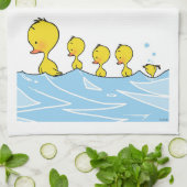 Schwimmenentenfamilie Handtuch (Gefaltet)