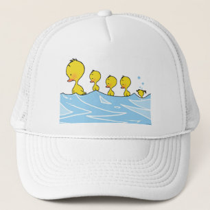 Schwimmenentenfamilie Truckerkappe