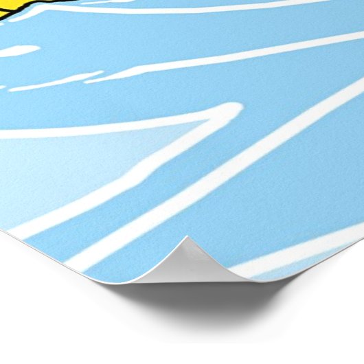 Schwimmente Poster (Ecke)