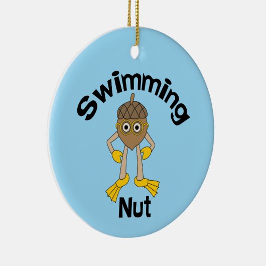 Schwimmentext Keramik Ornament (Rechts)