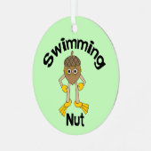 Schwimmentext Ornament Aus Metall (Vorderseite links)