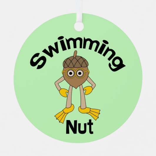 Schwimmentext Ornament Aus Metall (Vorderseite)