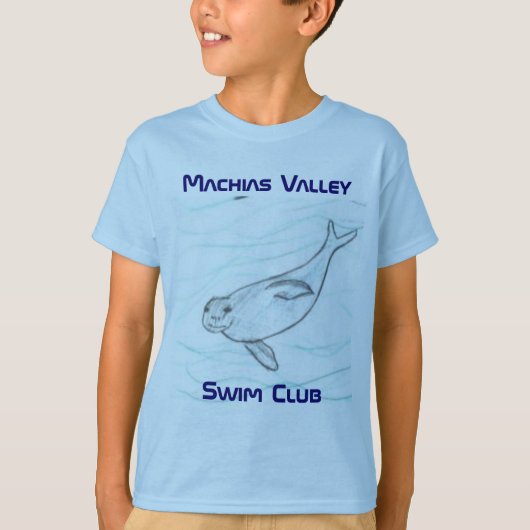 Schwimmenverein, Machias Tal-Schwimmen-Verein T-Shirt (Vorderseite)