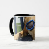 Schwimmenzeit Tasse (Vorderseite Links)
