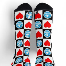 Schwimmer Baden und Tauchen Herz und Schwimmer Ico