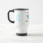 Schwimmer Butterfly Stroke Travel Mug Reisebecher (Links)