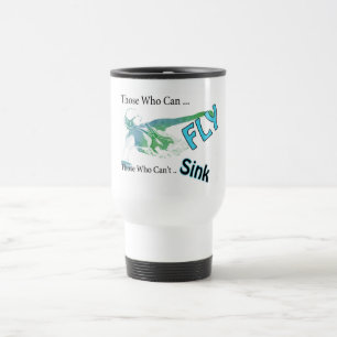 Schwimmer Butterfly Stroke Travel Mug Reisebecher