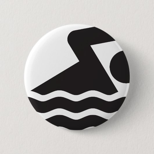 Schwimmer Button (Vorderseite)