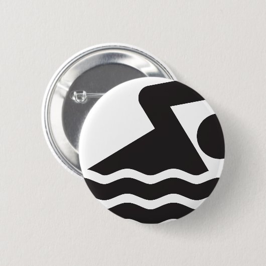 Schwimmer Button (Vorne & Hinten)