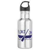 Schwimmer Edelstahlflasche (Vorderseite)