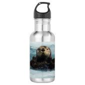 Schwimmer Edelstahlflasche (Vorderseite)