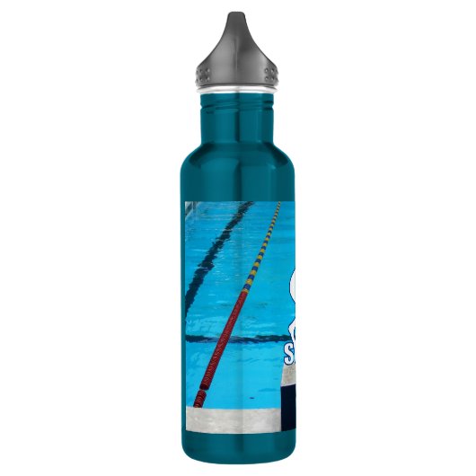 SCHWIMMER EDELSTAHLFLASCHE (Links)