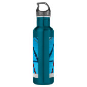 SCHWIMMER EDELSTAHLFLASCHE (Rückseite)