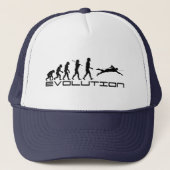 Schwimmer Evolution Schwimmen Sport Truckerkappe (Vorderseite)