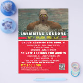Schwimmer, Flyer für Badebetrieb und Werbung (Einzeln)