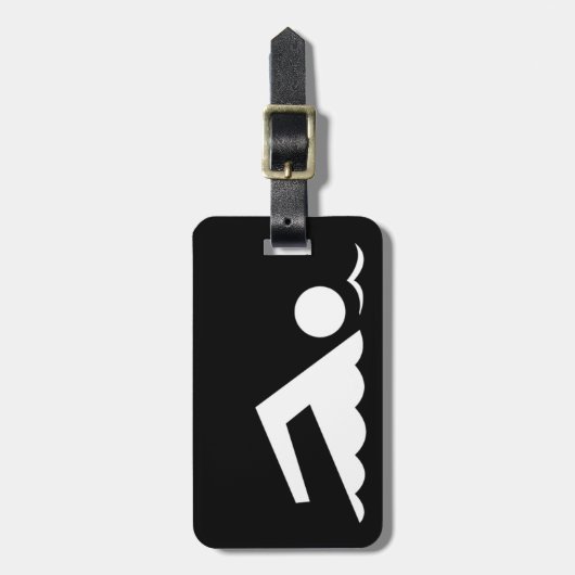 Schwimmer Gepäckanhänger (Vorderseite vertikal)