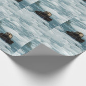 Schwimmer Geschenkpapier (Ecke)