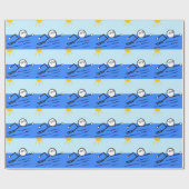 Schwimmer Geschenkpapier (Flach)