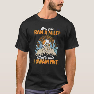 Schwimmer I Schwamm 5 Lustiges Schwimmen T-Shirt