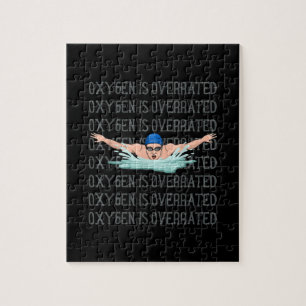 Schwimmer Liebe Sonnenbaden Junge Sport Puzzle