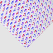 Schwimmer lila Sportart Seidenpapier (Ausschnitt)