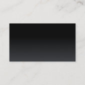 Schwimmer-Logo individuell für Schwarz Visitenkarte (Rückseite)