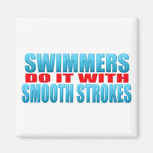 Schwimmer machen es mit sanften Schlägen Magnet (Vorne)