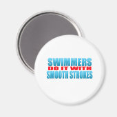 Schwimmer machen es mit sanften Schlägen Magnet (Vorderseite/Rückseite)