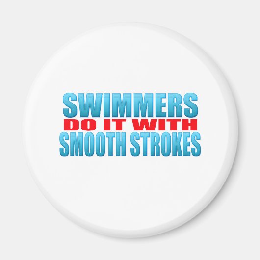 Schwimmer machen es mit sanften Schlägen Magnet (Vorne)