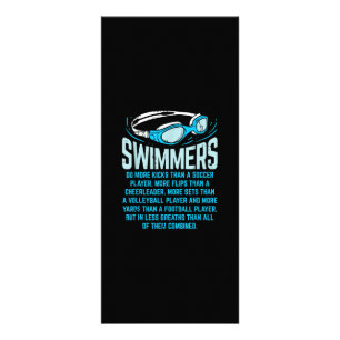 Schwimmer Machen Mehr Tritte I Lustiges Geschenk S Werbekarte