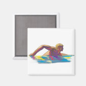 Schwimmer Magnet (Vorderseite/Rückseite)