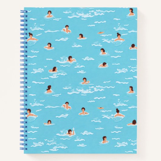 Schwimmer Notizblock (Vorderseite)