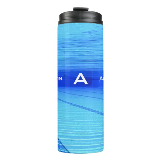 Schwimmer Personalisiert Thermosbecher (Vorderseite)