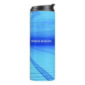 Schwimmer Personalisiert Thermosbecher (Nach links gedreht)