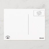 Schwimmer-Postkarte Postkarte (Rückseite)