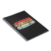 Schwimmer Retro Notizblock (Rechte Seite)