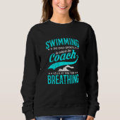 Schwimmer Rettungsschwimmer Schwimmer Sweatshirt (Vorderseite)