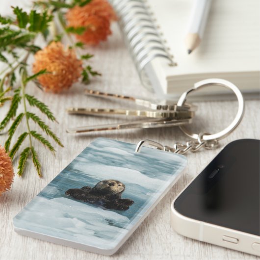 Schwimmer Schlüsselanhänger (Vorderseite rechts)