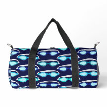 Schwimmer Schwimmbrille Muster Monogramm