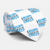 Schwimmer-Schwimmen schwimme ich das verrückte Krawatte (Gerollt)