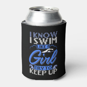 Schwimmer Schwimmen Sport Geschenk Dosenkühler