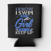Schwimmer Schwimmen Sport Geschenk Dosenkühler (Vorderseite)