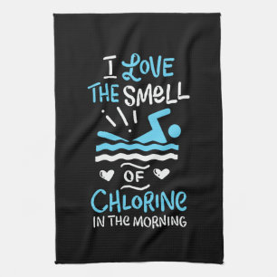 Schwimmer Schwimmen Sport Geschenk Geschirrtuch