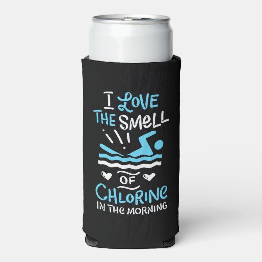 Schwimmer Schwimmen Sport Geschenk Selters Dosenkühler (Seltzer Vorderseite)