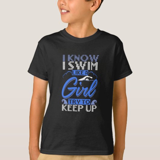 Schwimmer Schwimmen Sport Geschenk T-Shirt (Vorderseite)